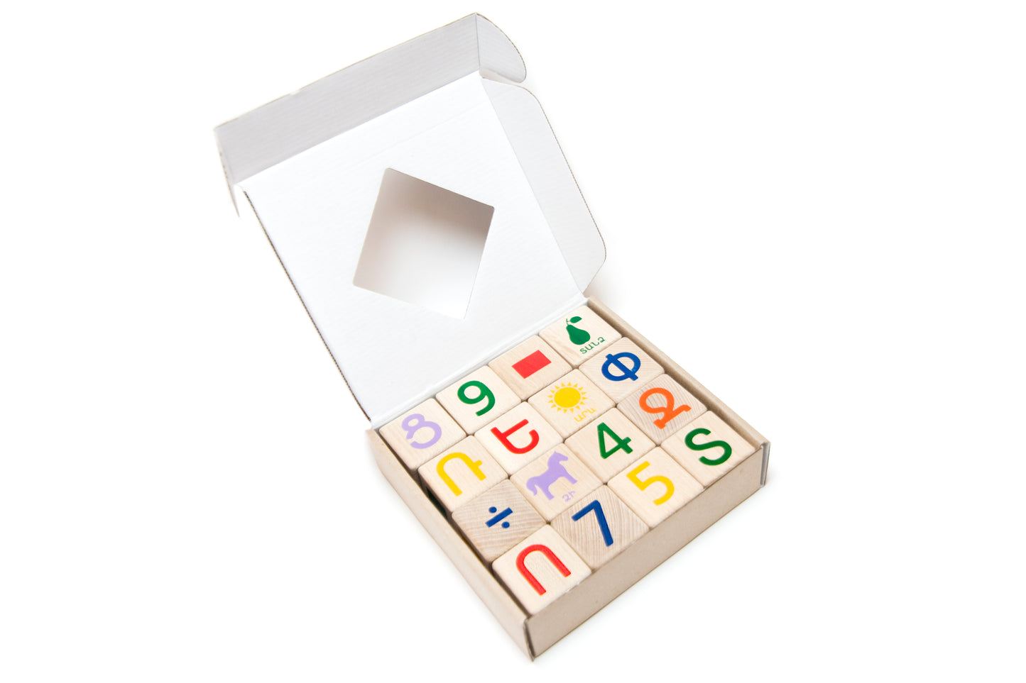 Educational Alphabet blocks (Armenian)