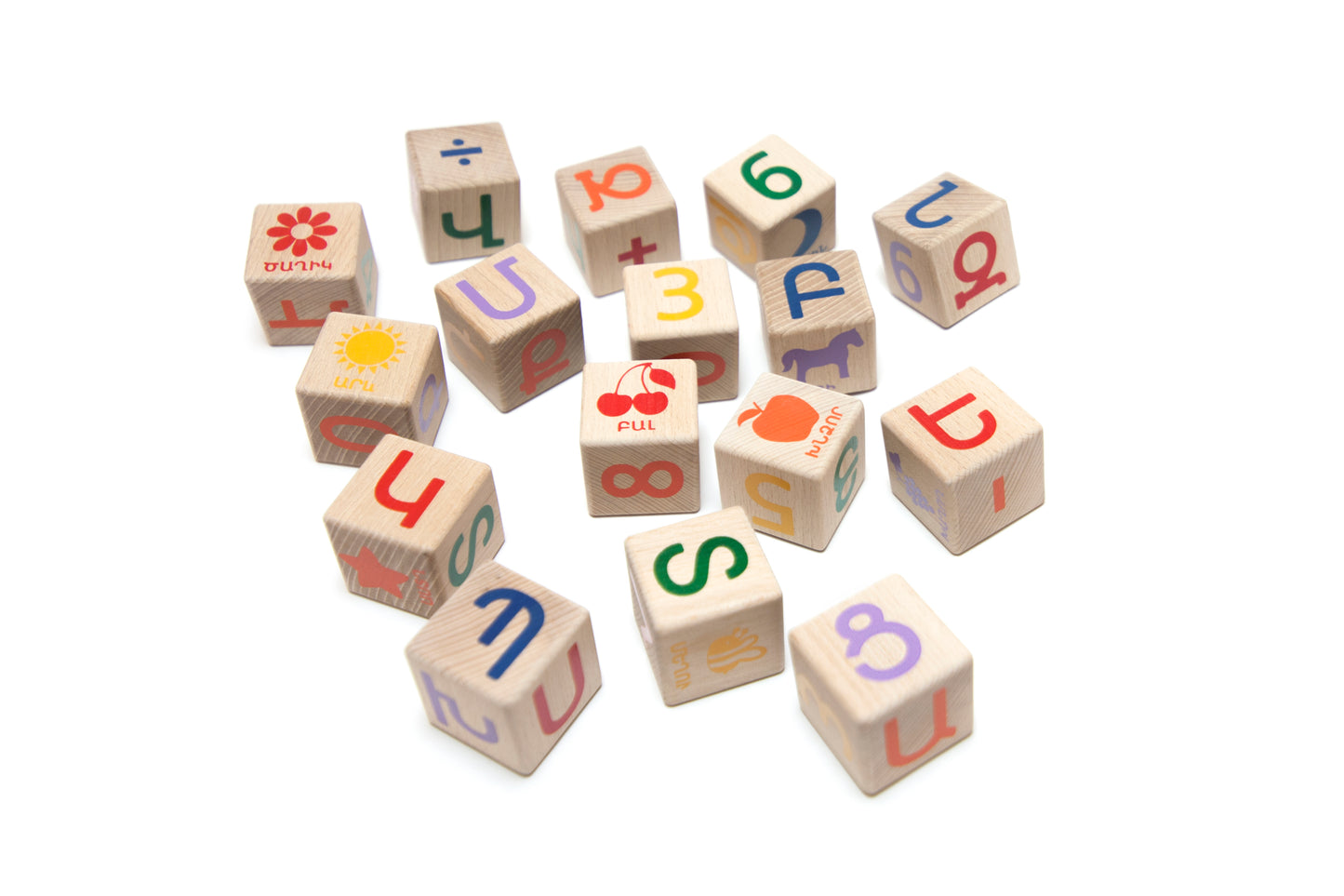 Educational Alphabet blocks (Armenian)